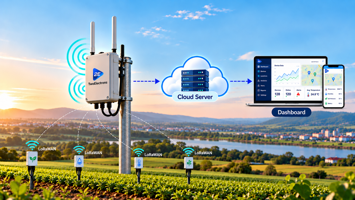What is a LoRaWAN Gateway and What is its Primary Function? | TwoElectrons