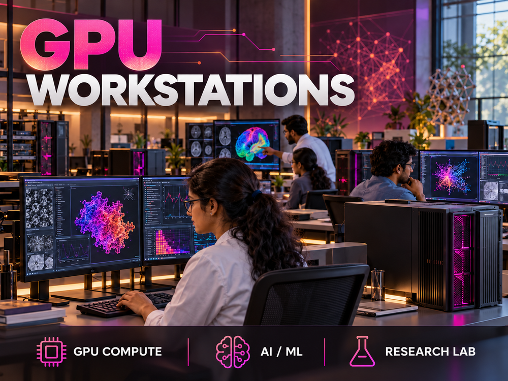 High-end GPU workstations with AI/ML support