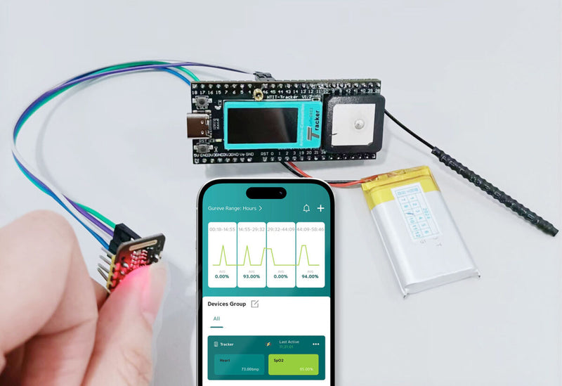 Wireless Tracker, ESP32S3 + SX1262 +GPS LoRa Node, Meshtastic and LoRaWAN Compatible - Additional Image 1