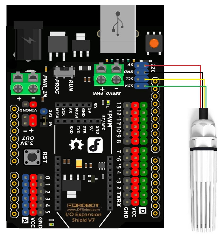 DFRobot Indoor ENS160 air quality sensor with I2C