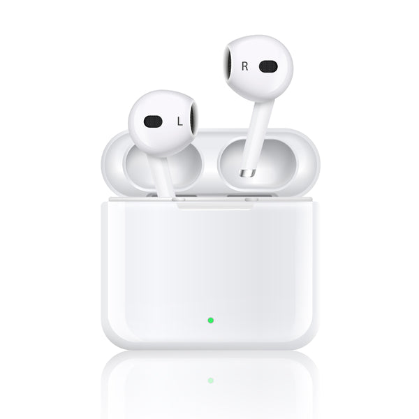 Wireless Headphones Realistic Composition
