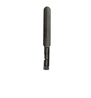2400 MHz and 5500 MHz rubber duck antenna upright view