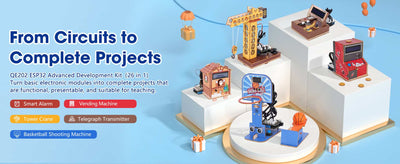 ACEBOTT QE202 ESP32 Advanced Electronic Sensor Project Learning Kit 26-in-1