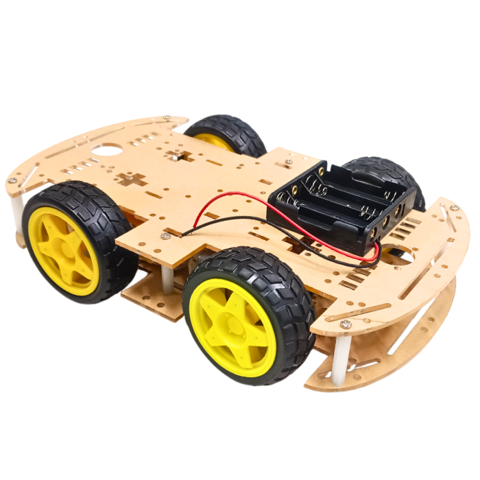 4WD Smart Robot Car Chassis Kit with motors and wheels
