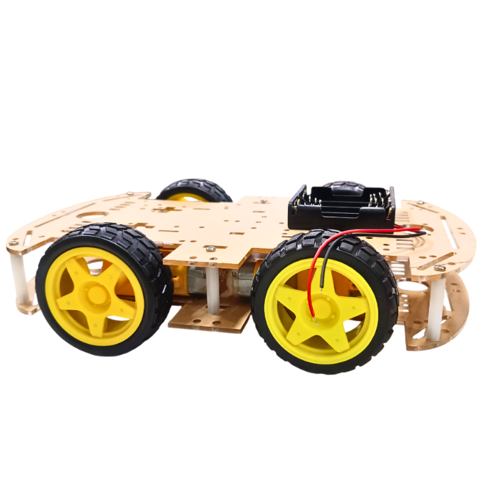 4WD Smart Robot Car Chassis Kit side view