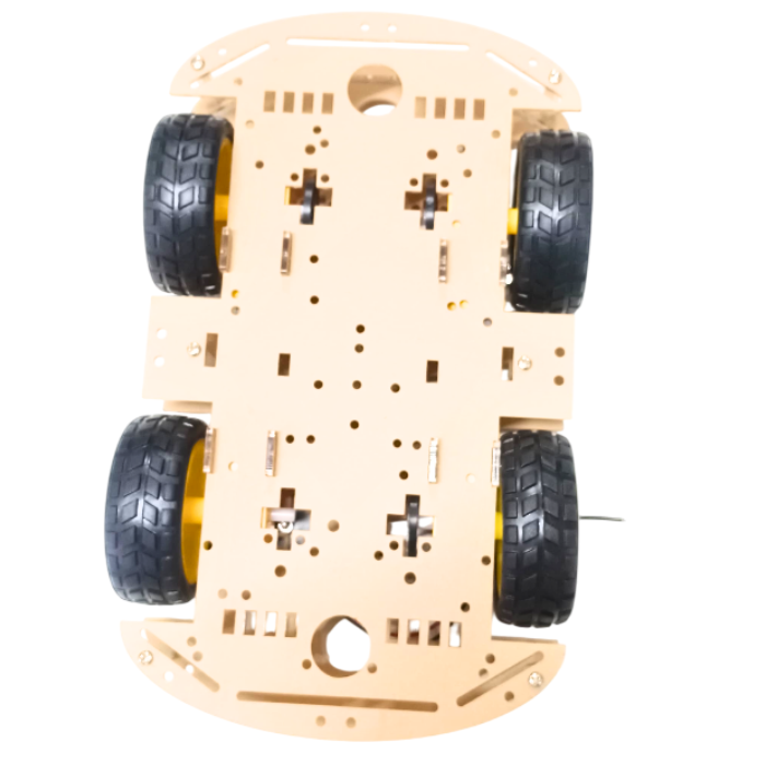 4WD Smart Robot Car Chassis Kit top view