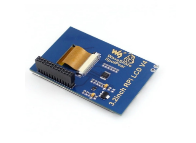 3.2 inch Raspberry Pi LCD V4.0 rear PCB and GPIO connector