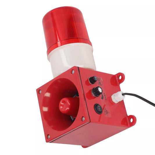 TBJ-150 Warning Lamp 120dB Audible Visual Alarm Security Strobe Light - Additional Image 1