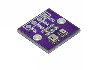 AHT20 and BMP280 environmental sensor module — front view