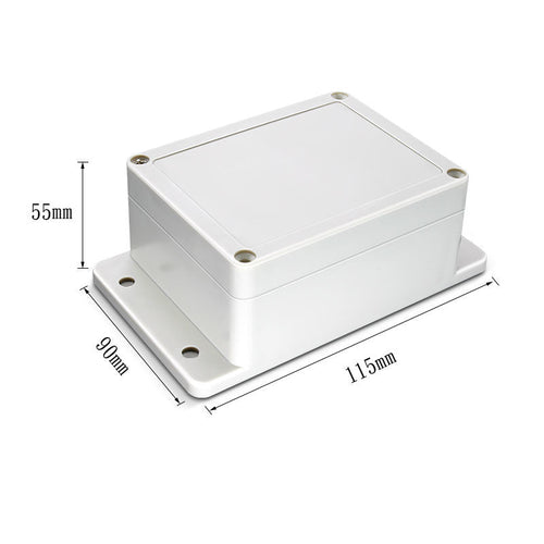 115x90x55mm IP65 ABS PCB Plastic Junction Box with Fixed Hole