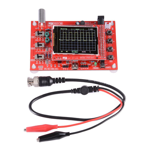 DSO138 2.4 Inch TFT Handheld Digital Oscilloscope Kit – Soldered