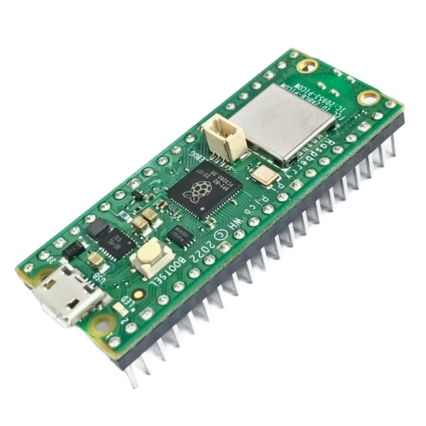 Raspberry Pi Pico W with Headers and USB Cable