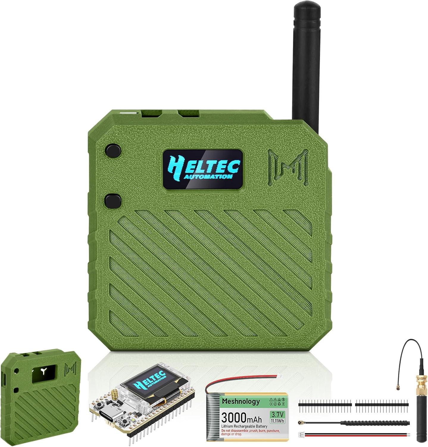 Heltec ESP32-S3 LoRa SX1262 development board with protective shell