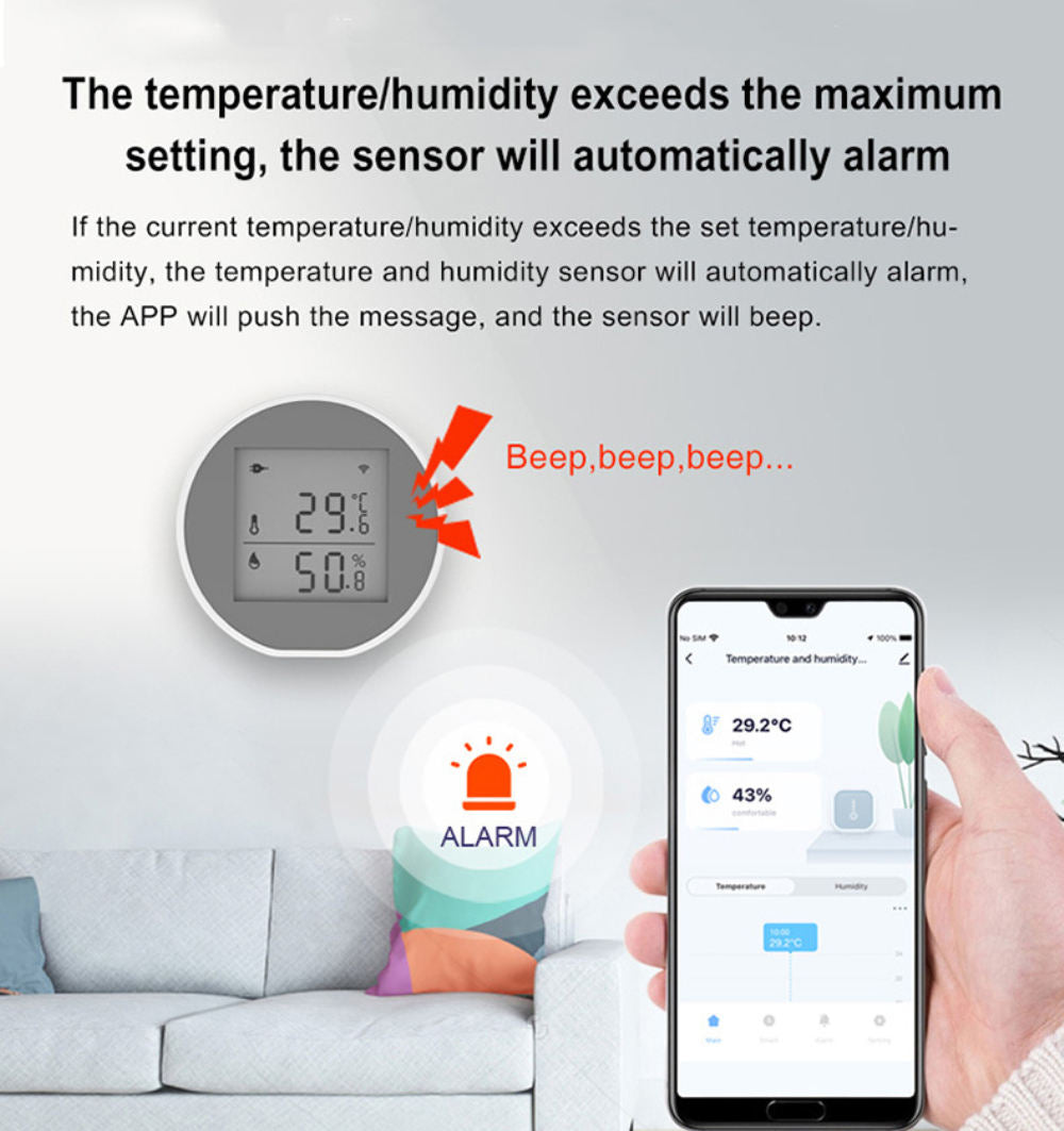 PST-WSD400H Tuya Smart WiFi Temperature Humidity Sensor