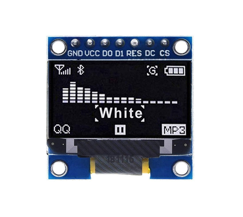 0.96 Inch 128x64 SSD1306 I2C/SPI OLED Display White - Additional Image 1