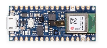 Arduino Nano 33 BLE Sense Rev2 ABX00069 top front view