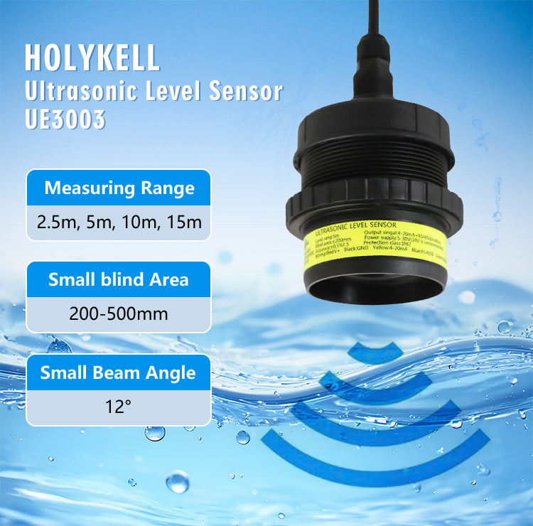UE3003 tank water ultrasonic level sensor features