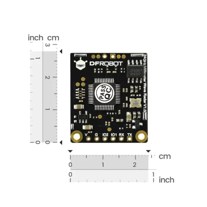 DFRobot SEN0395 24GHz radar sensor dimensions