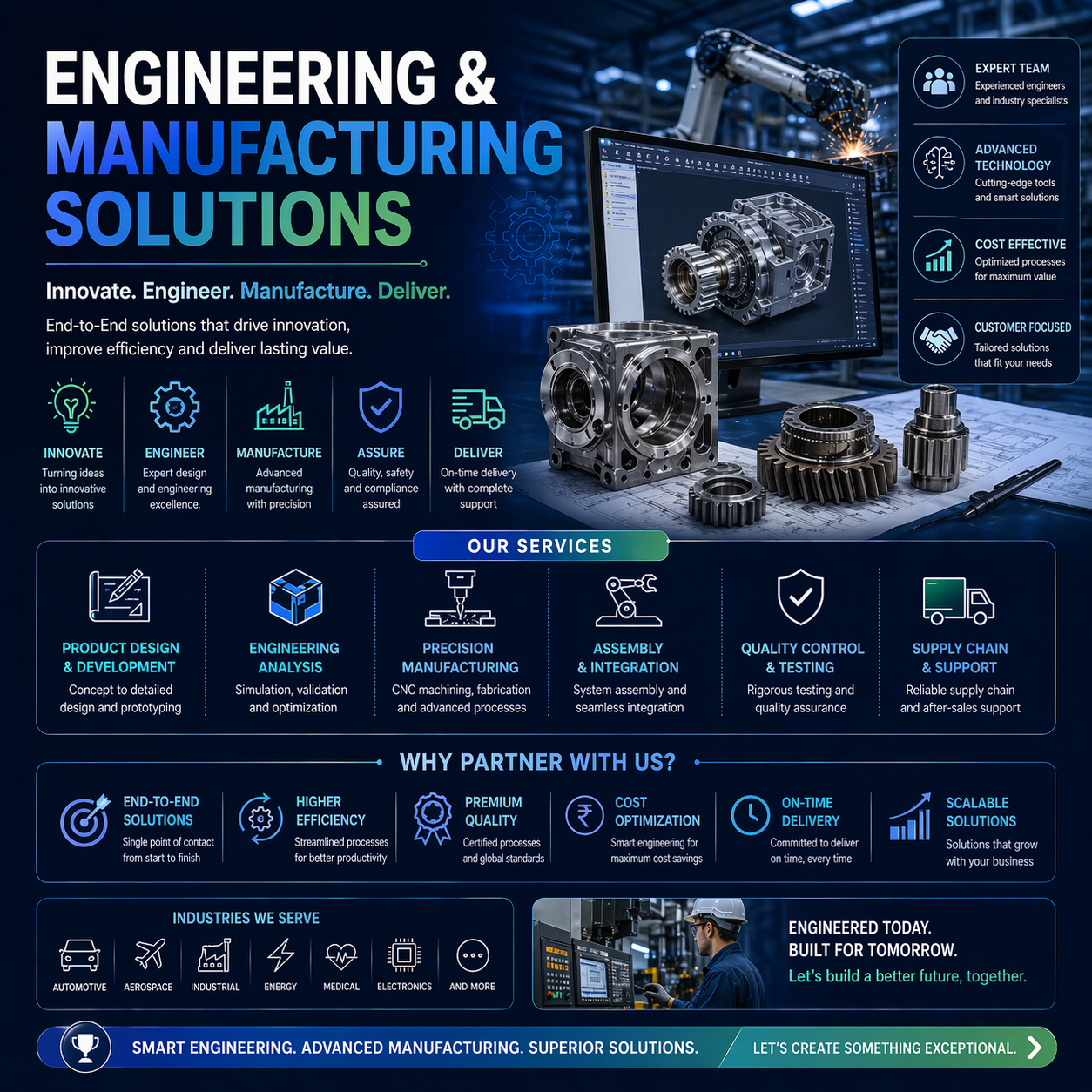 Engineering & Manufacturing Service | TwoElectrons