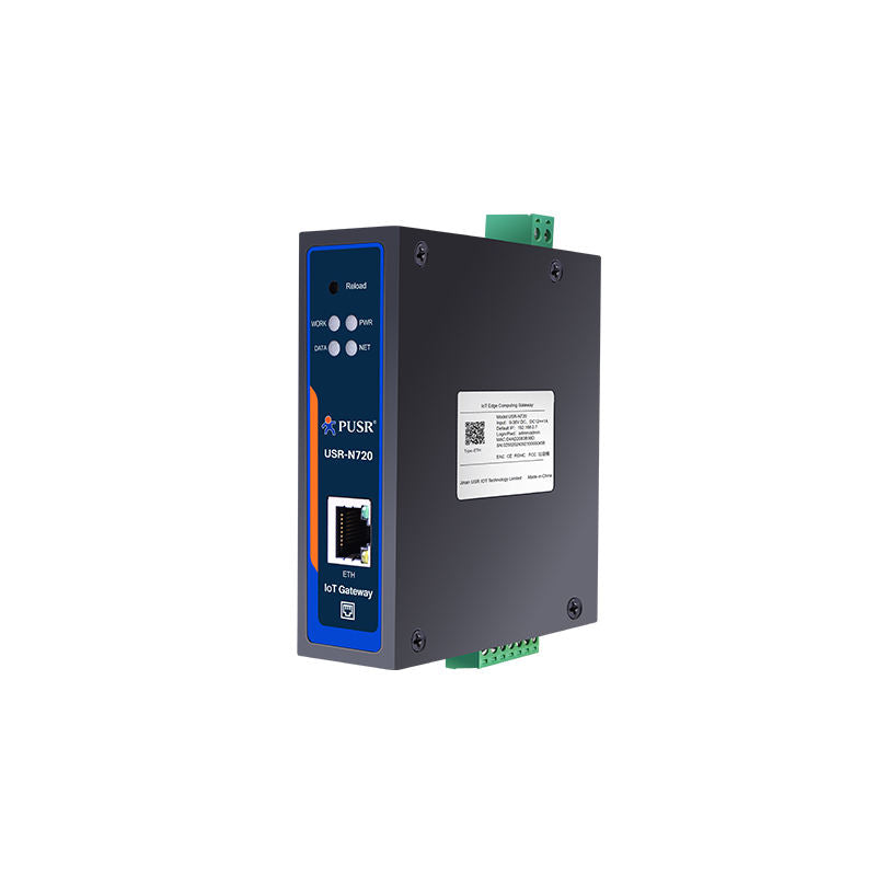 Edge Computing IoT Gateway 2xRS485 with SD Card Modbus/MQTT RS485 to Ethernet DL645 MQTT RISC-V 600MHz USR-N720-ETH