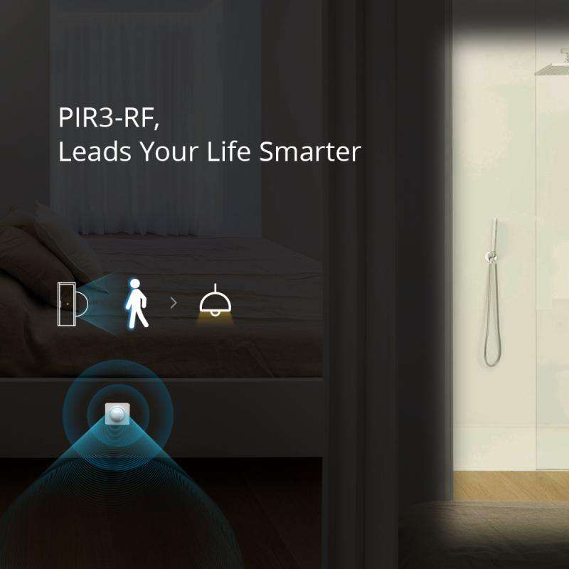 SONOFF PIR3-RF – 433MHZ RF PIR Motion Sensor