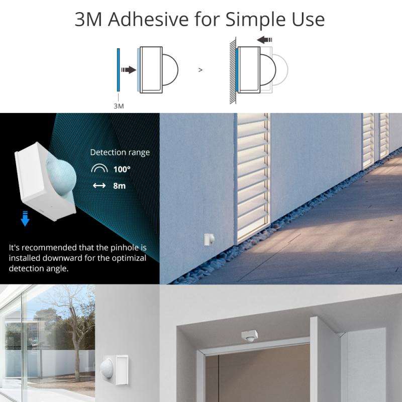 SONOFF PIR3-RF – 433MHZ RF PIR Motion Sensor