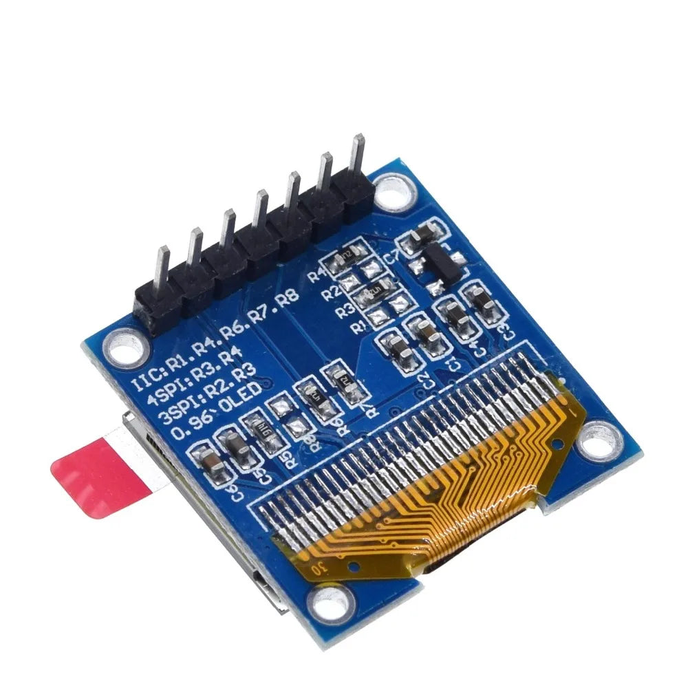 0.96 Inch 128x64 SSD1306 SPI I2C OLED Display 7-Pin Blue