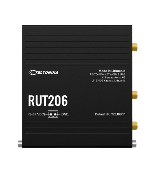 Teltonika RUT206 Industrial 4G LTE Cat 4 Router RS232 RS485 - Additional Image 1