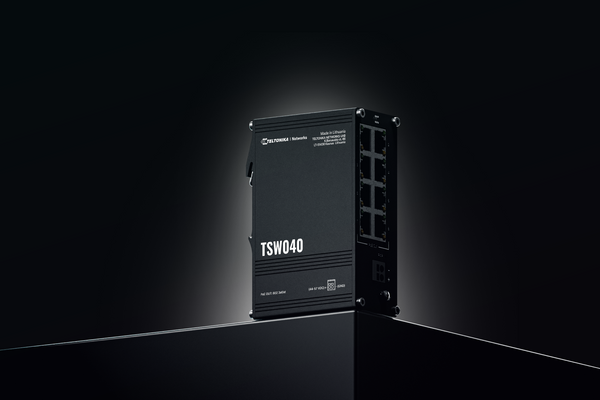 Teltonika TSW040 8-Port Industrial PoE+ Switch 240W