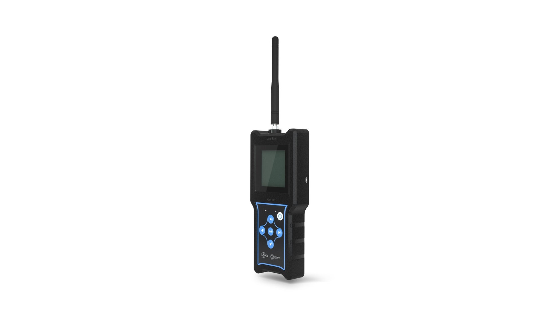 AN-106 LoRaWAN Signal Tester side angle view