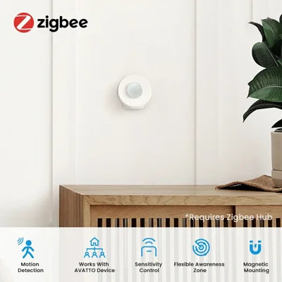 AVATTO ZMS16 Zigbee PIR Motion Sensor - Additional Image 2