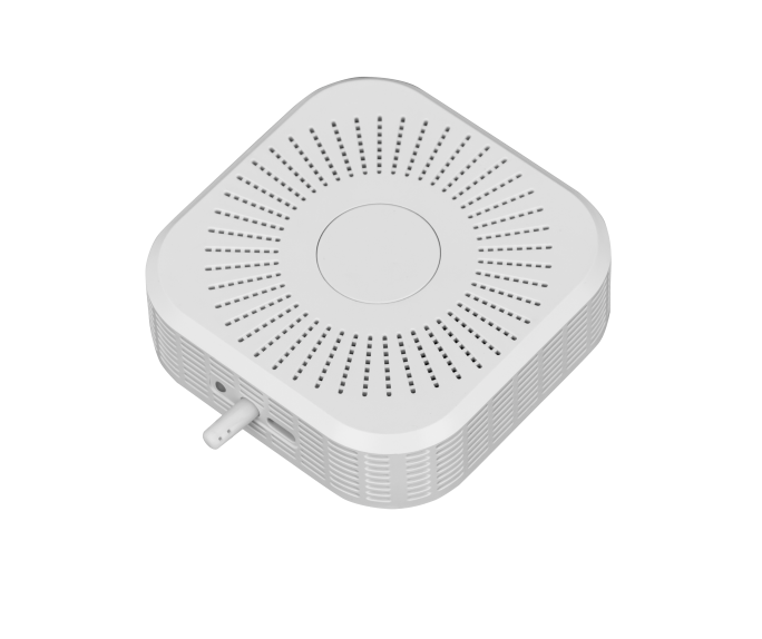 Winext CU606 LoRaWAN 6-in-1 environmental monitoring sensor perspective view