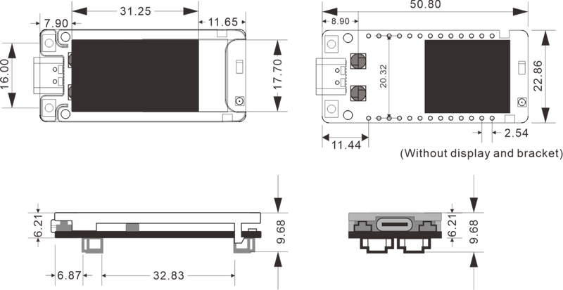 Mesh Node T114 (Rev. 2.0), nRF52840 + SX1262 LoRa Node +GPS, Meshtastic and LoRaWAN Compatible - Additional Image 2