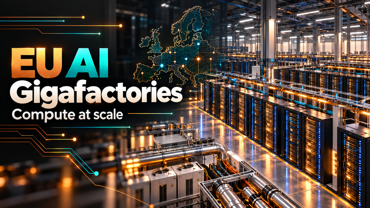EU AI Gigafactories call targets major compute investment