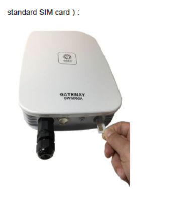 GW5000A SIM card installation