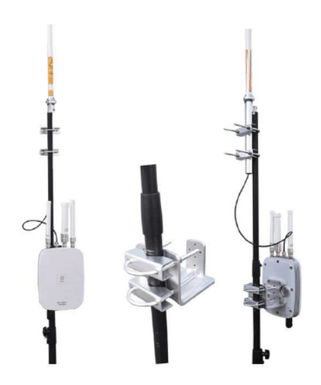 GW5000A pole mounted antenna configuration