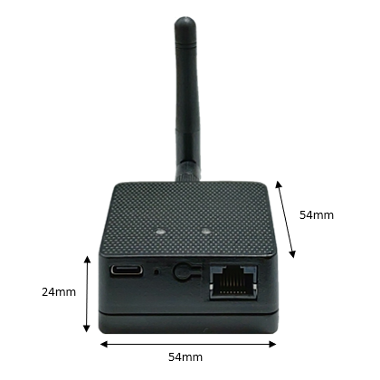 Ingics iGS03E dimensions 54 x 54 x 24 mm