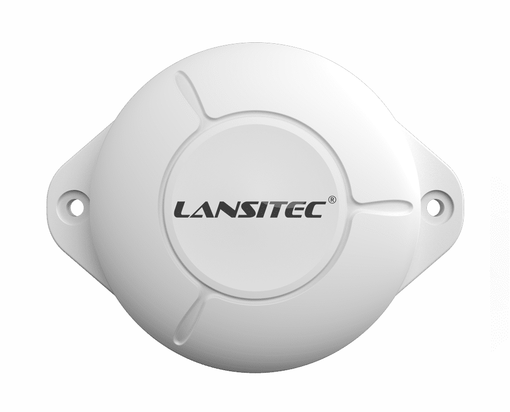 Lansitec 100-02395 B005 Bluetooth Beacon, white IP68 beacon, product image