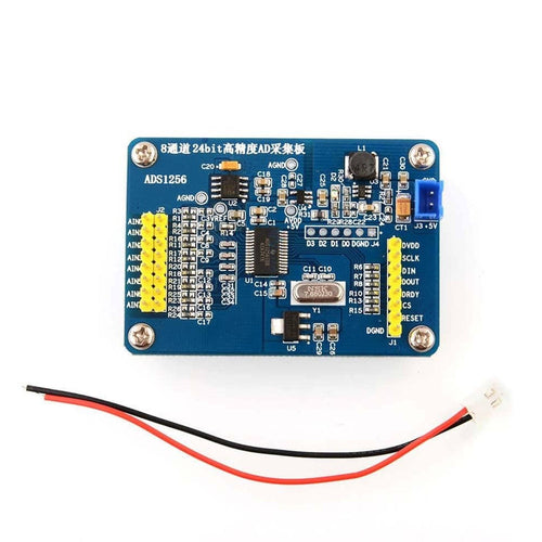 ADS1256 24-Bit 8-Channel ADC Data-Acquisition Board