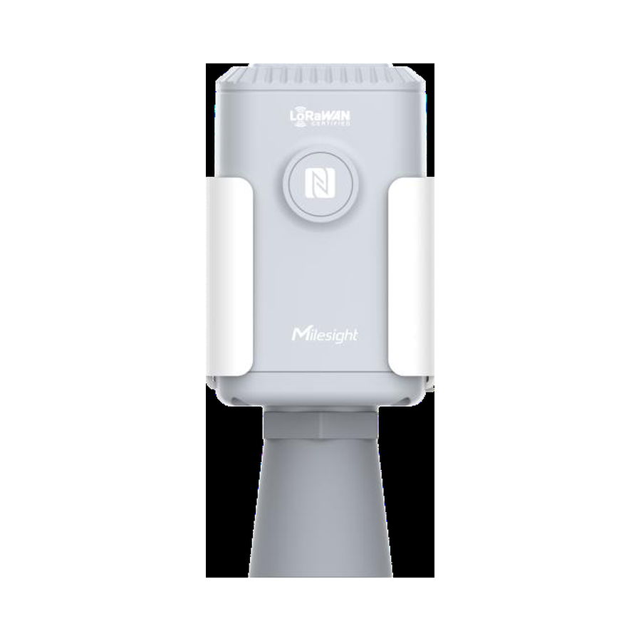 Milesight EM500-UDL product-family illustration; the C100 variant is specified as black-grey and may differ from the pictured grey housing