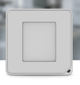 Milesight WS202 PIR and light sensor rear side and enclosure