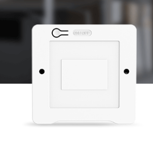 Rear view of Milesight WS302 sound level sensor enclosure and mounting positions