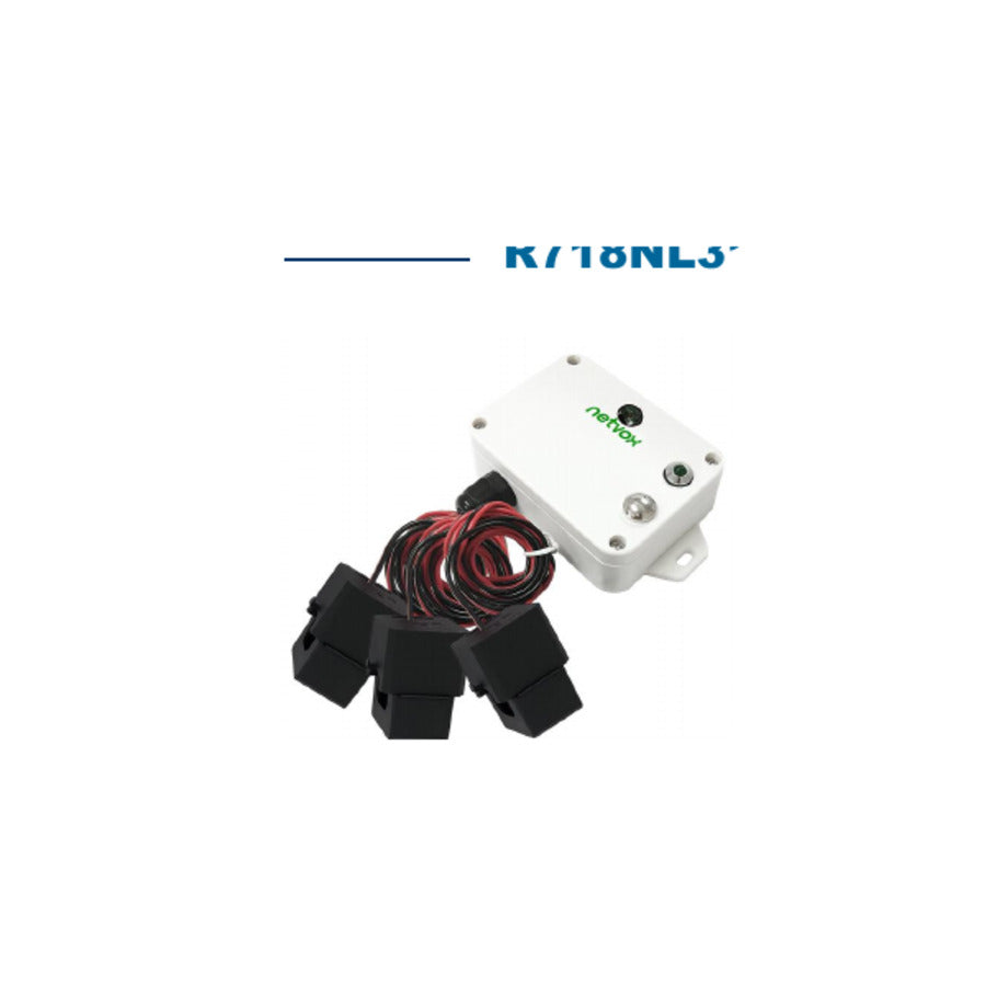 R718NL315 Wireless Light Sensor and 3-Phase Current Meter with 3 × 150A Clamp-On CT by Netvox