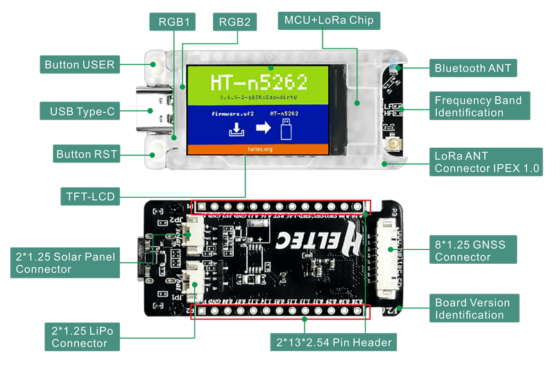 Mesh Node T114 (Rev. 2.0), nRF52840 + SX1262 LoRa Node +GPS, Meshtastic and LoRaWAN Compatible - Additional Image 5
