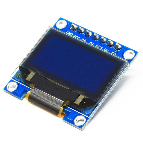 0.96 Inch 128x64 SSD1306 I2C/SPI OLED Display Blue