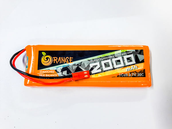 Orange 2000mAh 1S 30C/60C Lithium Polymer Battery Pack