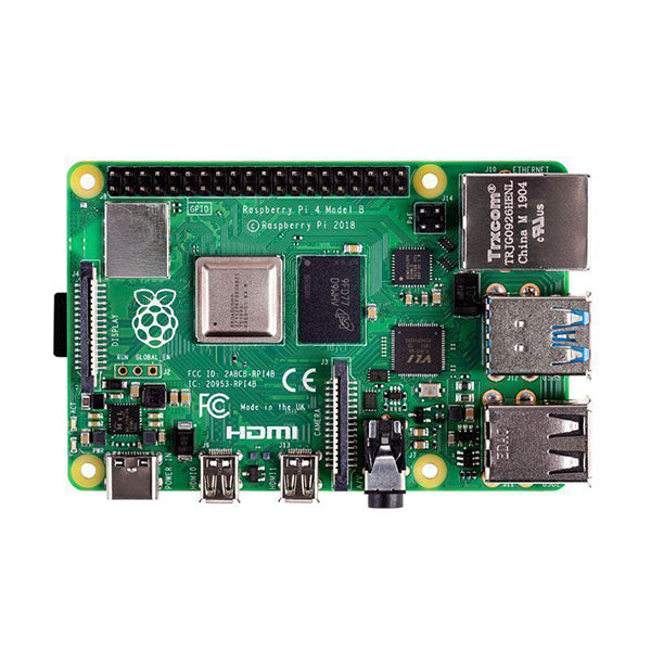 Raspberry Pi 4B 4GB RAM front view