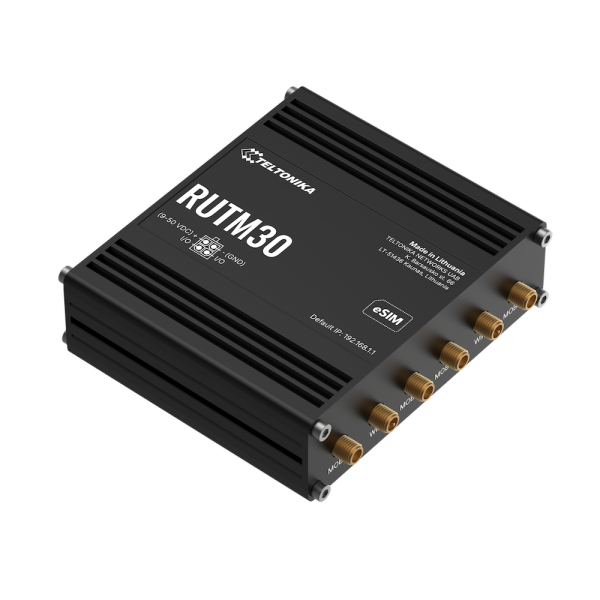 Teltonika RUTM30 Compact Dual-SIM 5G Industrial Router - Additional Image 1