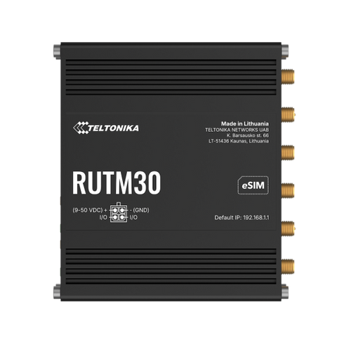 Teltonika RUTM30 Compact Dual-SIM 5G Industrial Router