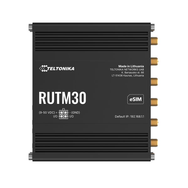 Teltonika RUTM30 Compact Dual-SIM 5G Industrial Router